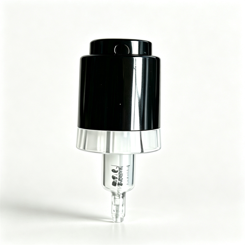 15 Teeth Plastic Clip Perfume Pump(Bright Black)