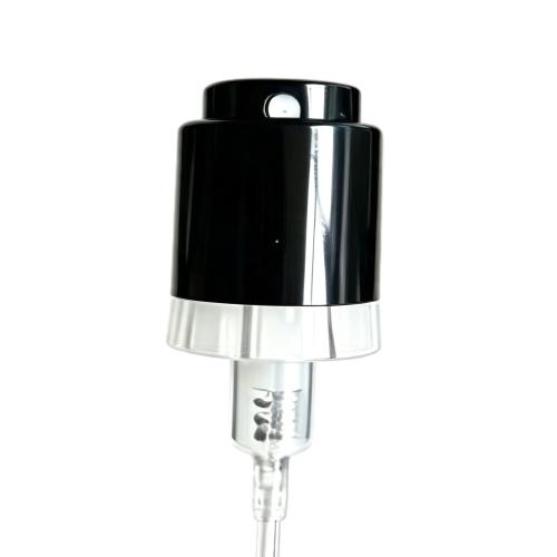 15 Teeth Plastic Clip Perfume Pump(Bright Black)