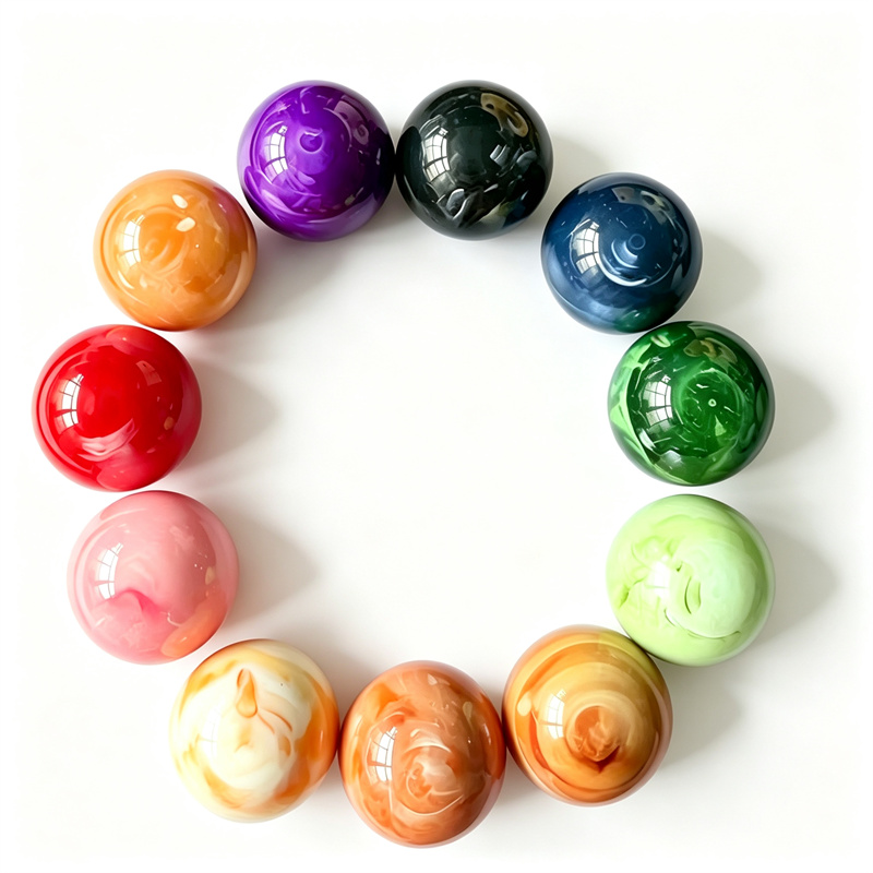 B C-01 Marbled color 15T round ball cap, outer diameter 35mm